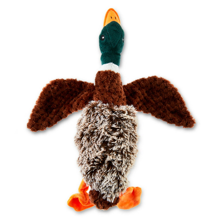 Vibrant Life Plush Duck Dog Toy with Honker 