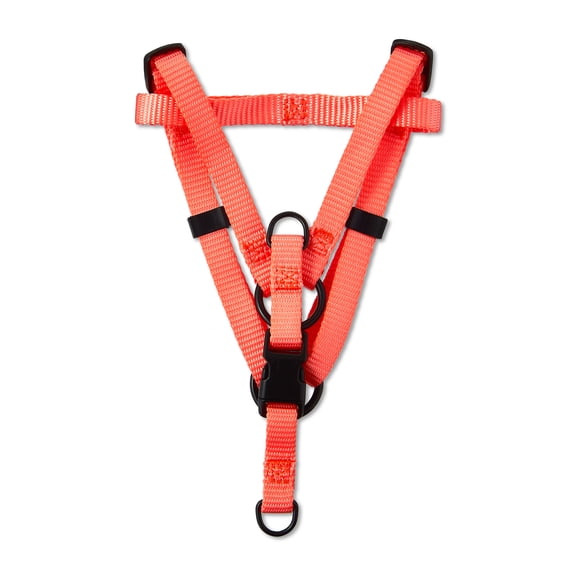 Vibrant Life Polyester Adjustable Step-in Dog Harness, Coral, S