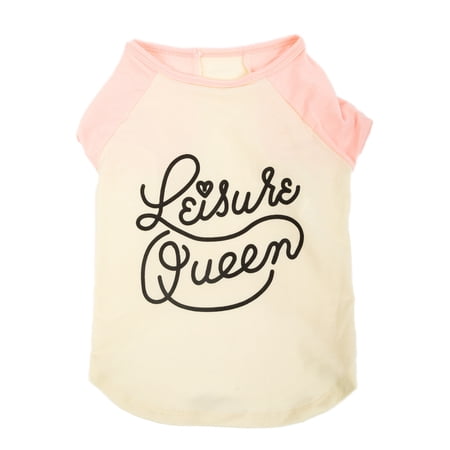 Vibrant Life Polyester Queen Graphic Dog T-Shirt, Pink, M