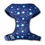 Vibrant Life Polyester & Spandex Space Adventures Adjustable Dog Harness, Blue, Medium