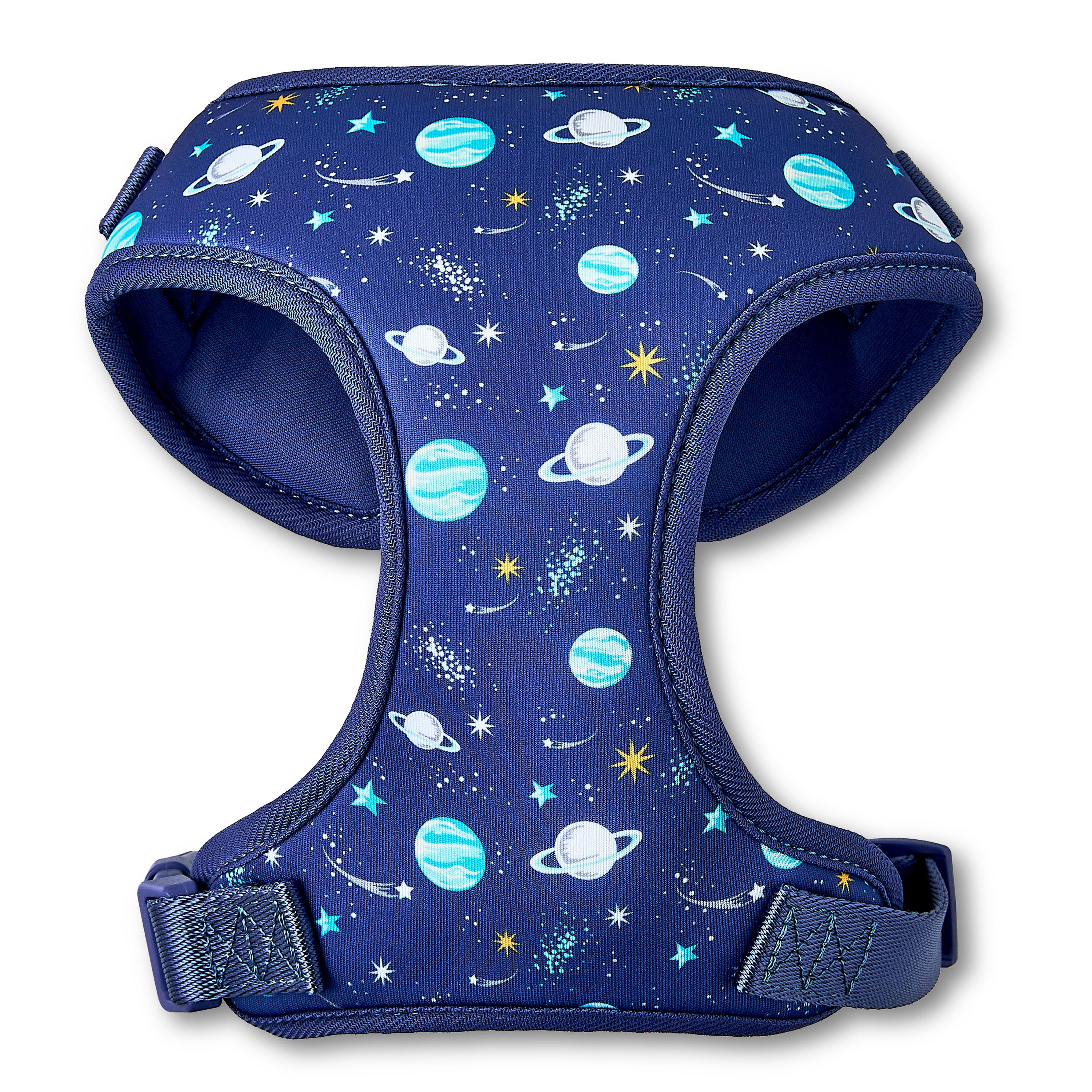 Vibrant Life 80064469 Polyester & Spandex Space Adventures Adjustable Dog Harness, Blue, Small