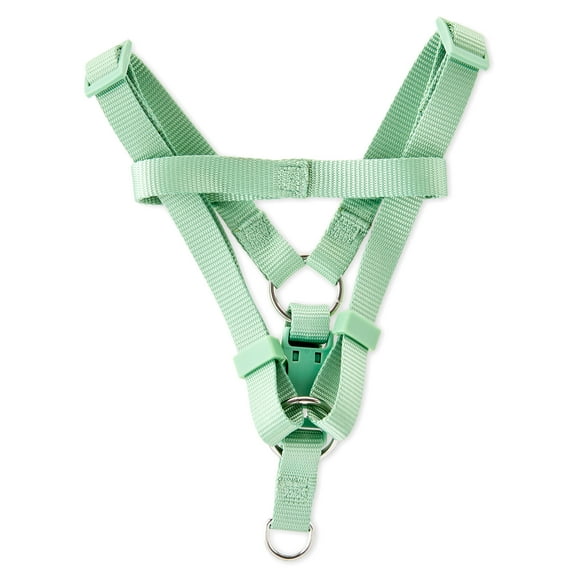 Vibrant Life Polyester Step-In Dog Harness, Sage Green, M (16"-18" Chest Size)