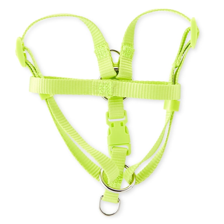 Vibrant Life Polyester Step in Dog Harnesses Neon Yellow S 14.5 17 Chest Size Walmart