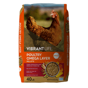 Vibrant Life Poultry Omega Layer Pellets, 40 lb Bag