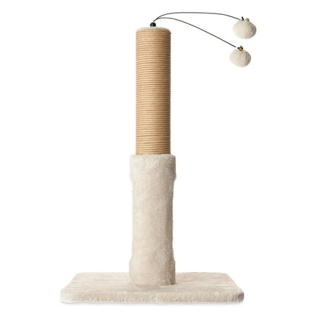 Vibrant Life Premium Paper Rope Cat Scratching Post with Ball Toy, Pack of 1