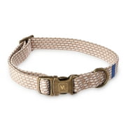 Vibrant Life Premium Pinstripe Dog Collar, Blue, Medium