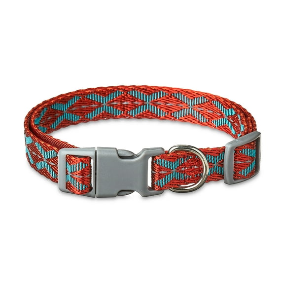 Vibrant Life Reflective Adjustable Dog Collar, Orange, S