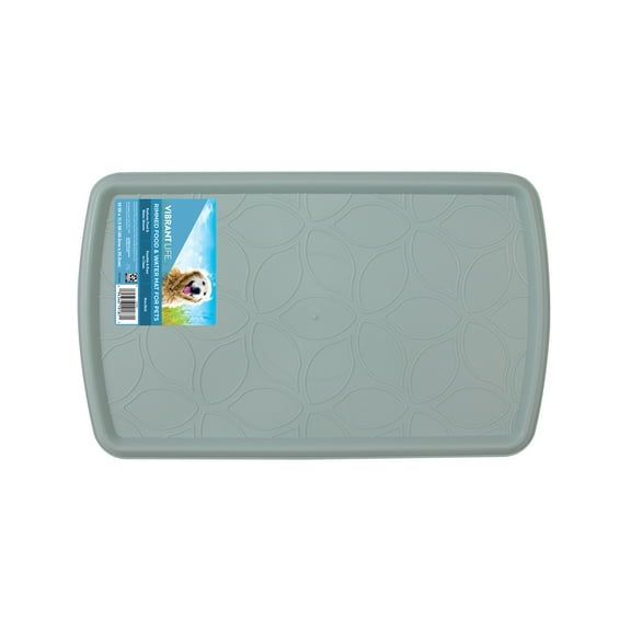 Vibrant Life Rimmed Dog Bowl Mat, Color Varies, 1 Ct