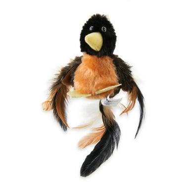 Vibrant Life Rockin' Robin Catnip Filled Plush Bird Cat Toy, Multi-Color, Realistic Bird Sounds