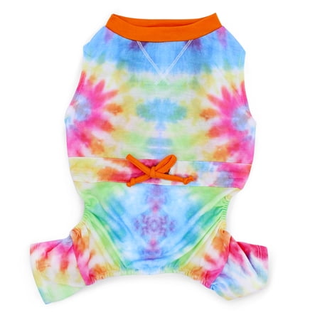 Vibrant Life Romper, Tie Dye, Rainbow, XXS