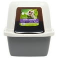 Vibrant Life Secret Sandbox Cat Litter Box, Gray and Black