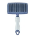 thumbnail image 1 of Vibrant Life Self Cleaning Slicker Brush with Non-Slip Handle, 1 of 7