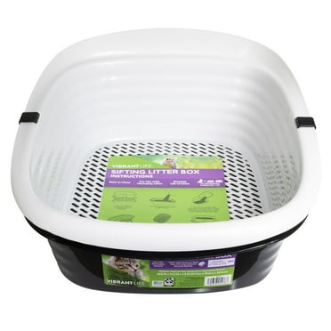 Paulmele Stainless Steel Sifting Litter Box Liners,20 Count Litter Bags For Pine Pellet Litter Box,19.7''L*13.7''W Suitable For Medium Size Sifting Litter Boxes
