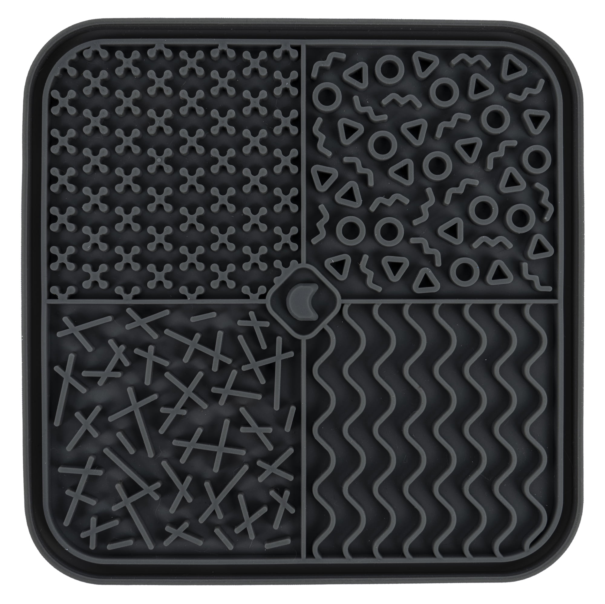 Vibrant Life Pet Lick Mat Silicone Slow Feeder, Gray, 8