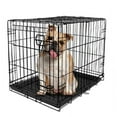 Vibrant Life, SingleDoor Folding Dog Crate with Divider, Large, 36