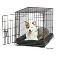 Vibrant Life Single Door Folding Metal Wire Dog Crate with Divider and
