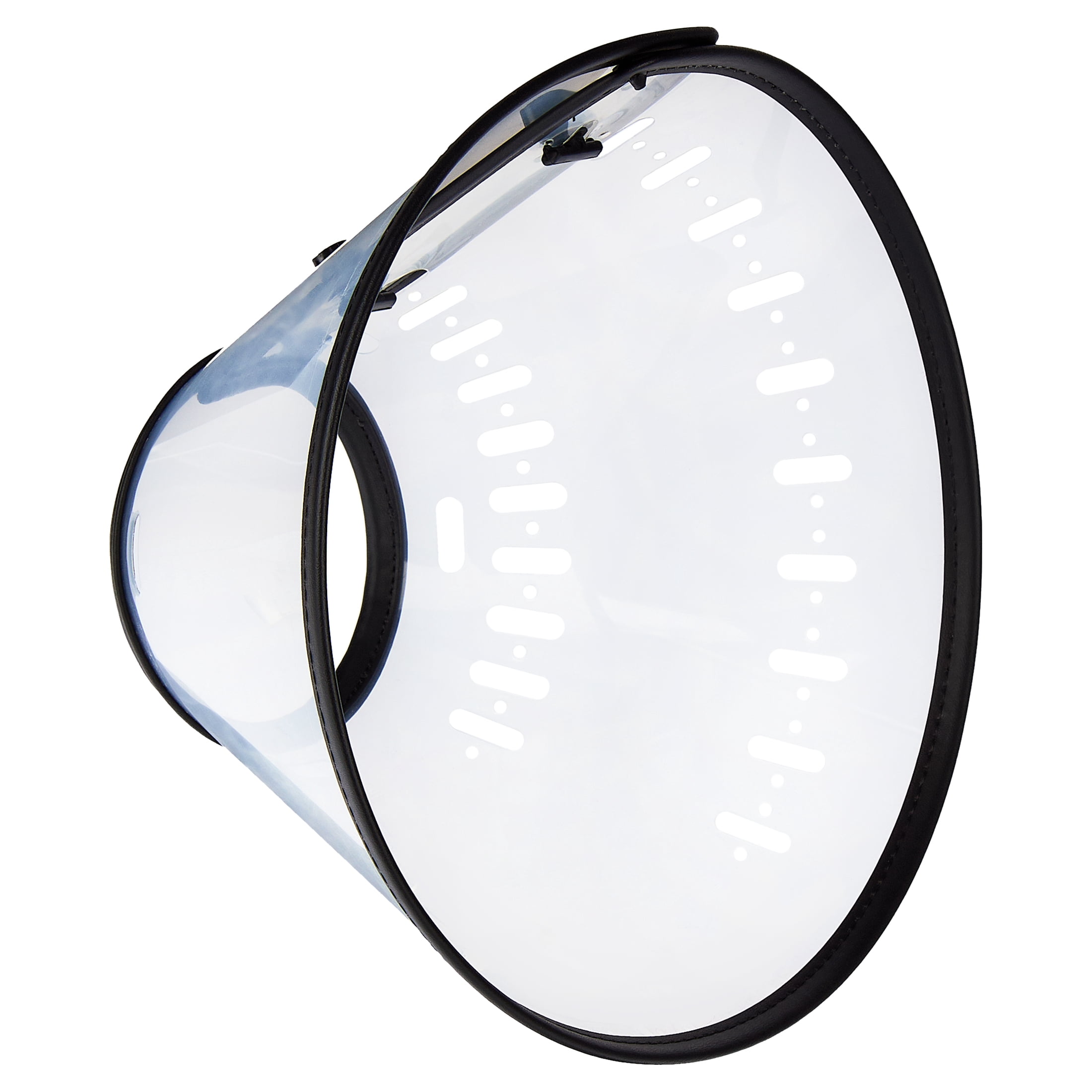 Vibrant Life Plastic Adjustable Pet Recovery E-Collar Cone for Dogs and Cats, Clear, S