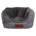 thumbnail image 1 of Vibrant Life Small Cozy Cuddler-Style Dog & Cat Bed, Bed with High Walls, Gray, 1 of 7