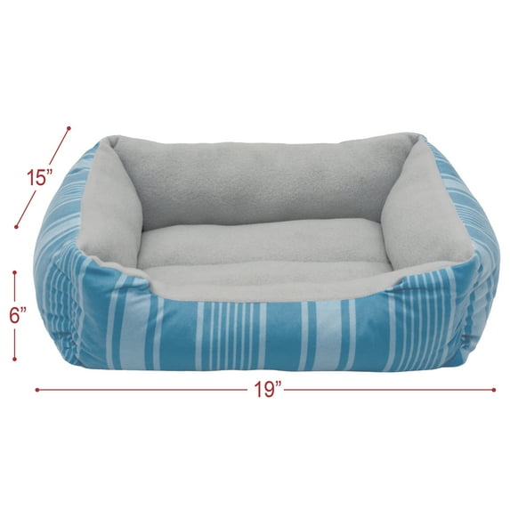 Vibrant Life Small Cuddler - Blue Stripe