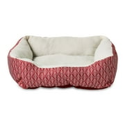 Vibrant Life Small Cuddler Dog Bed, 15x19, Rust