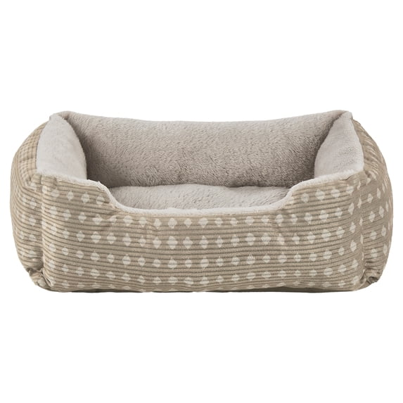 Vibrant Life Small Cuddler Pet Bed, Tan, 19" x 15"