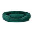 thumbnail image 1 of Vibrant Life Small Oval Corduroy Cuddler Pet Bed, Green, 22" x 15", 1 of 5