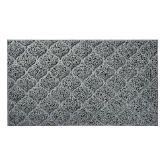 Vibrant Life Small Trapper Litter Mat, 23.5" x 13.75", Gray