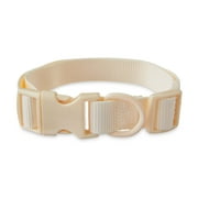 Vibrant Life Solid Adjustable Dog Collar, Cream, Large