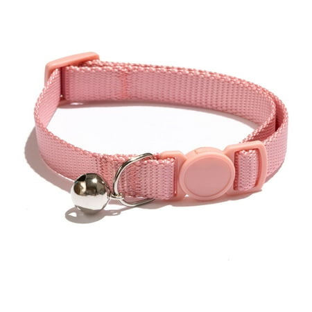 Vibrant Life Polyester Solid Breakaway Fashion Cat Collar, Blush, One Size Fits Most