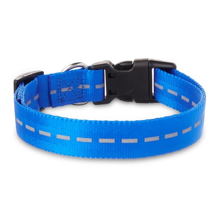 Vibrant Life Solid Nylon Dog Collar, Blue, Small