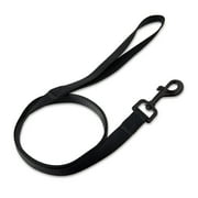 Vibrant Life 4' Solid Polyester Leash, Black, M