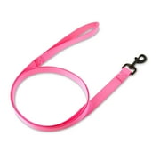 Vibrant Life Solid Polyester 6ft Dog Leash, Pink - For Medium & Large Dogs