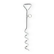 Vibrant Life Spiral Steel Stake for Dogs, Medium, 18"