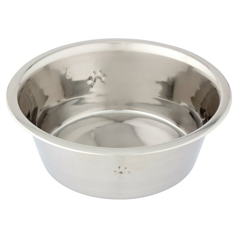 Vibrant Life Stainless Steel Dog Bowl, Large