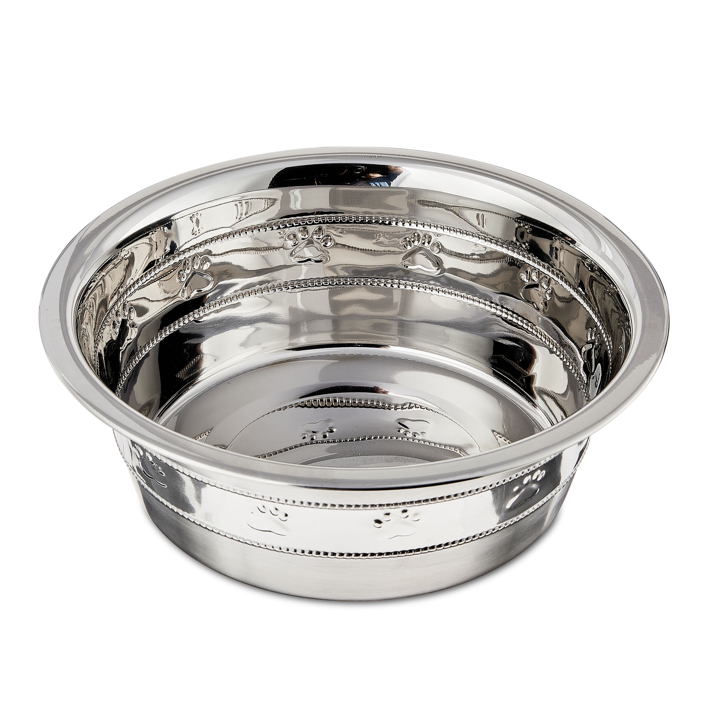 Metal dog bowls walmart discount