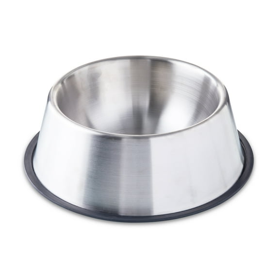Vibrant Life Stainless Steel Paw Print Dog Bowl, Large, 101.44 fl oz