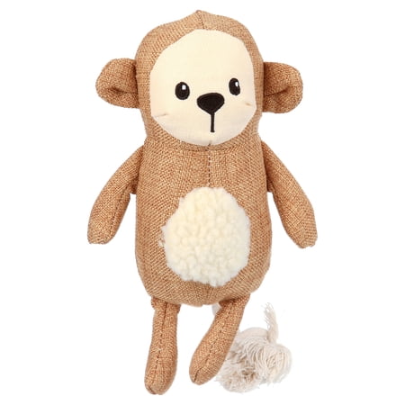 Vibrant Life Tan Monkey Plush Dog Toy