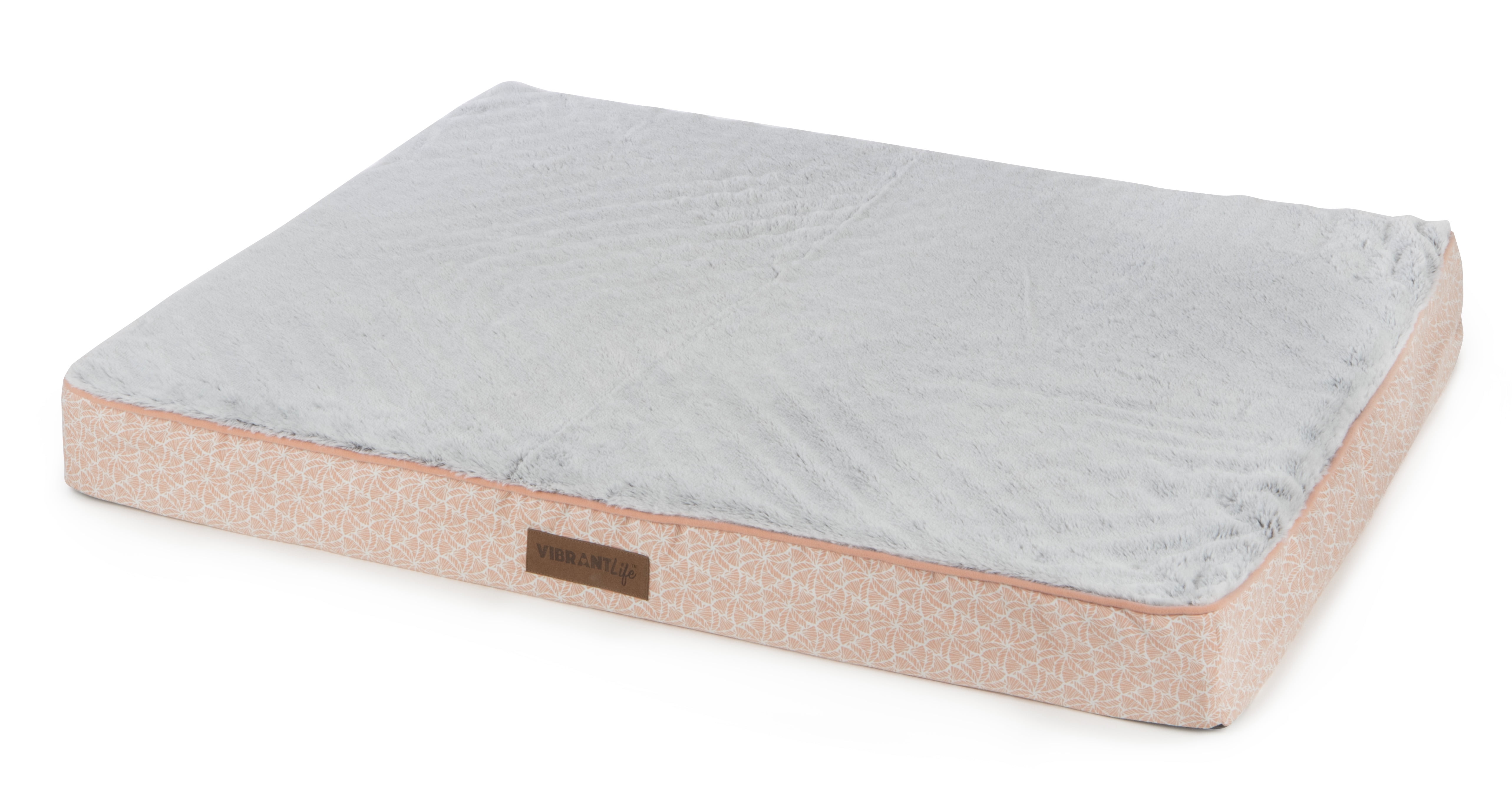 Vibrant Life Therapeutic Pet Bed, Tropical Geo, 1 Count