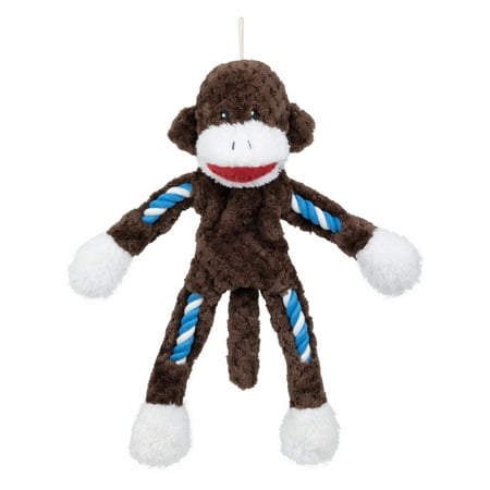 Vibrant Life Tough Buddy Rope Monkey Dog Toy, Chew Level 4