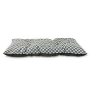 Vibrant Life Tufted Pillow Pet Bed, Black and White Check, 1 Count