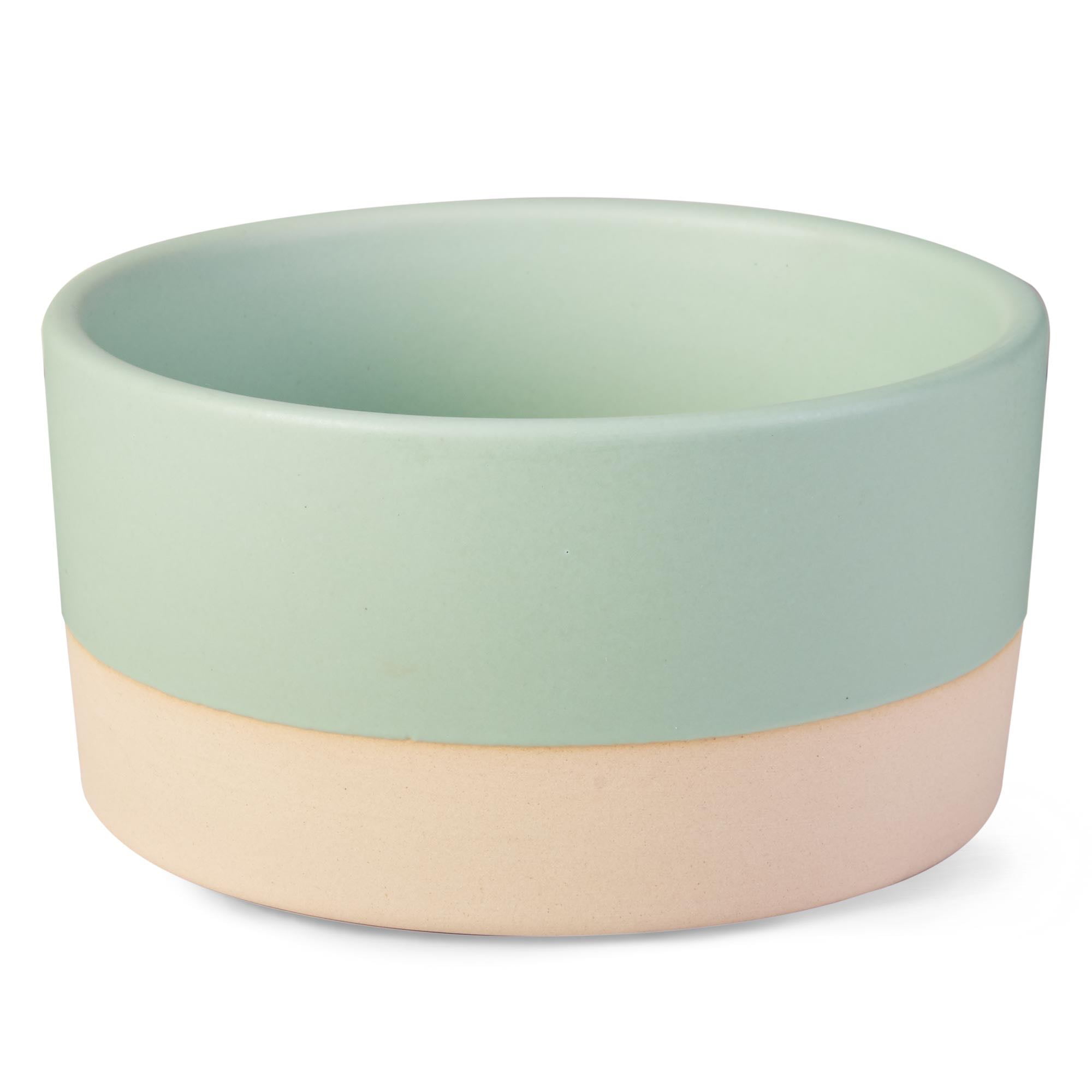 Vibrant Ceramic Slanted Feeding Bowl for Small Pet