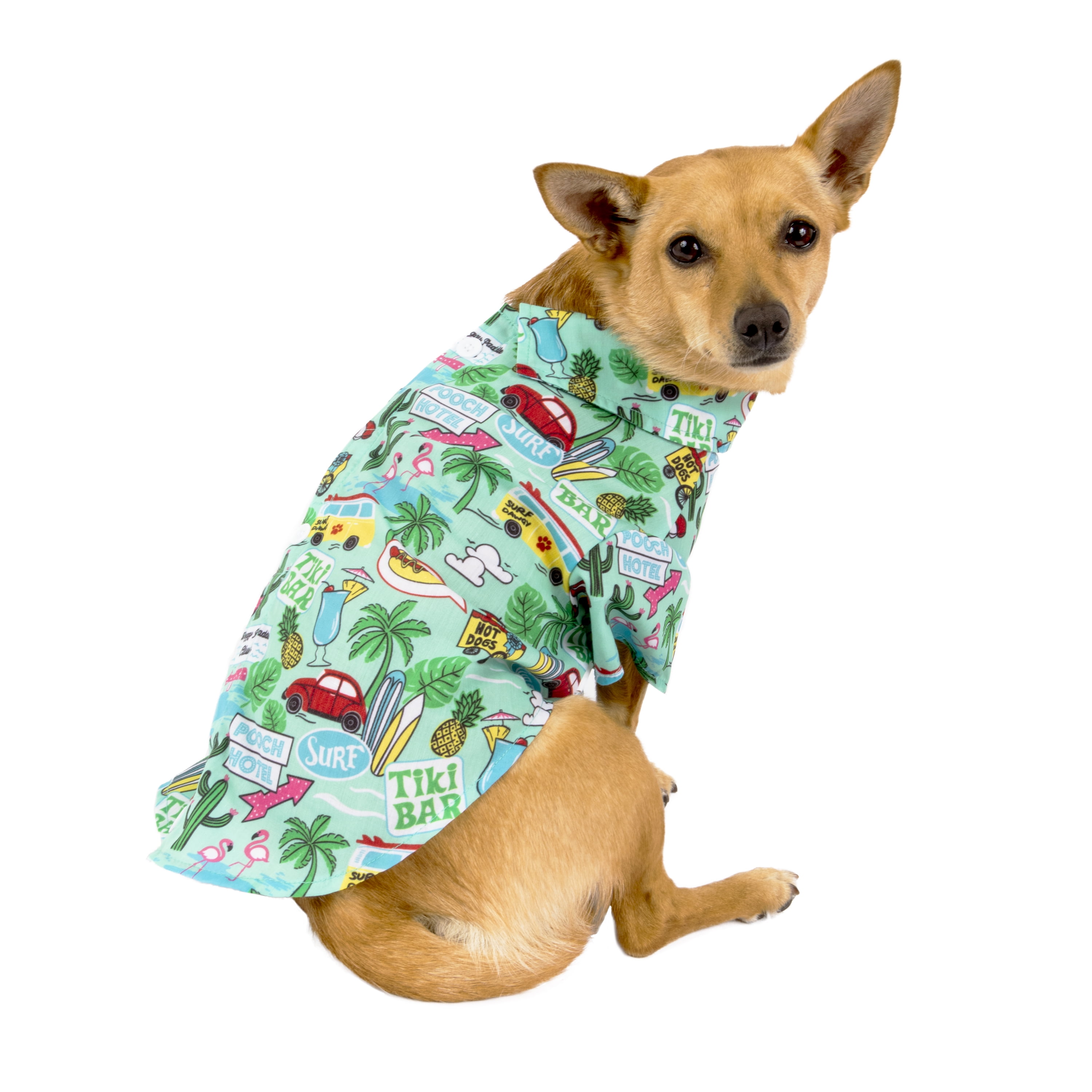 Vibrant Life Vacation Vibes Dog T-Shirt, Green, XS - Walmart.com