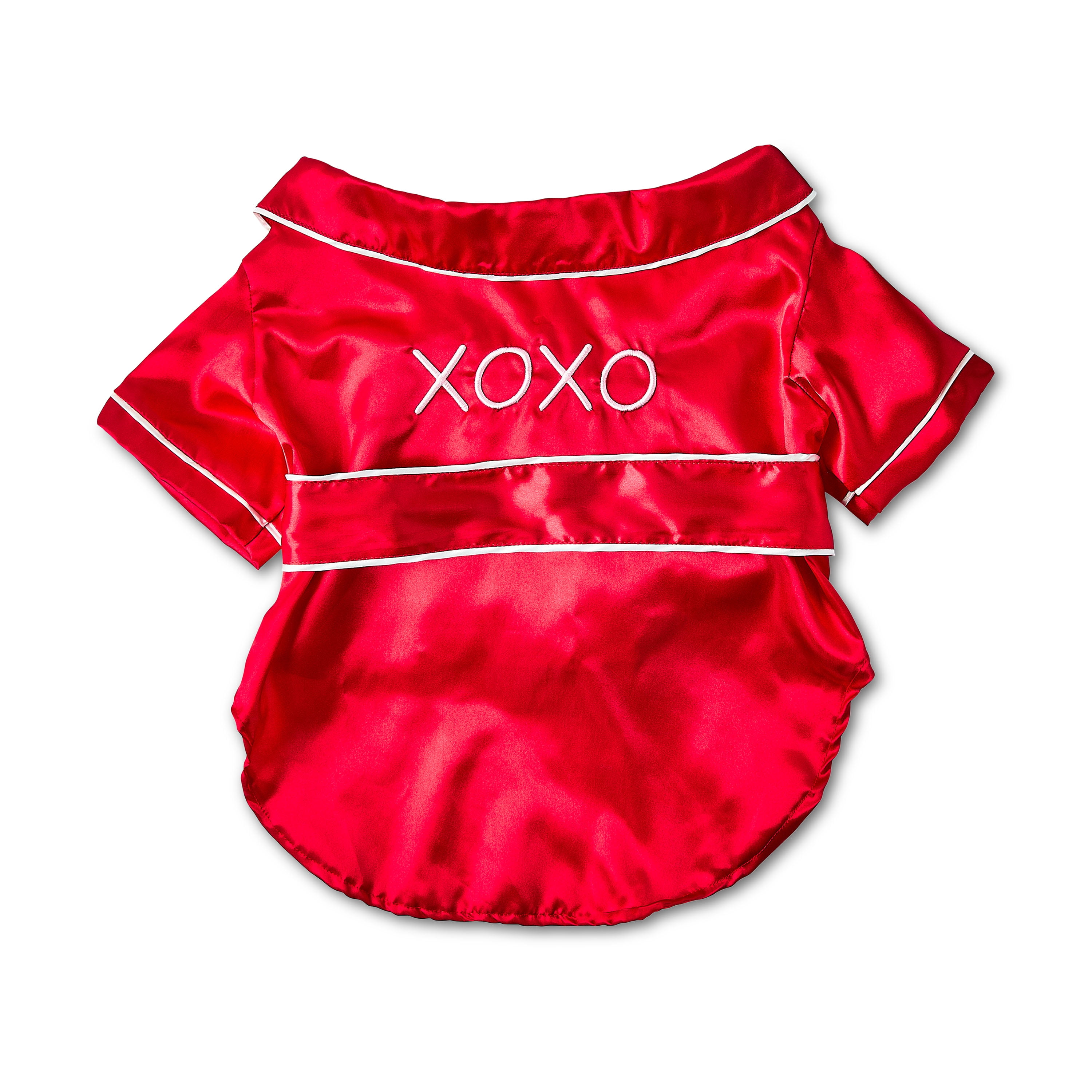 犬服　ribbonbon୨୧　ハンドメイド Vibrant Life Valentine's Day Pet Robe, XOXO, Red, Large - Walmart.com