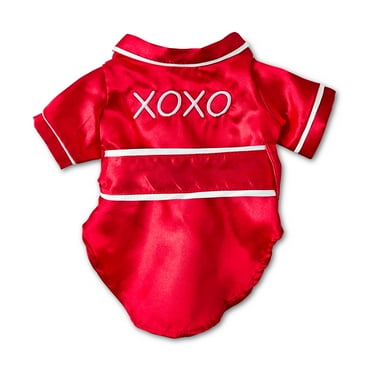 Vibrant Life Valentine's Day Pet Robe, XOXO, Red, Small