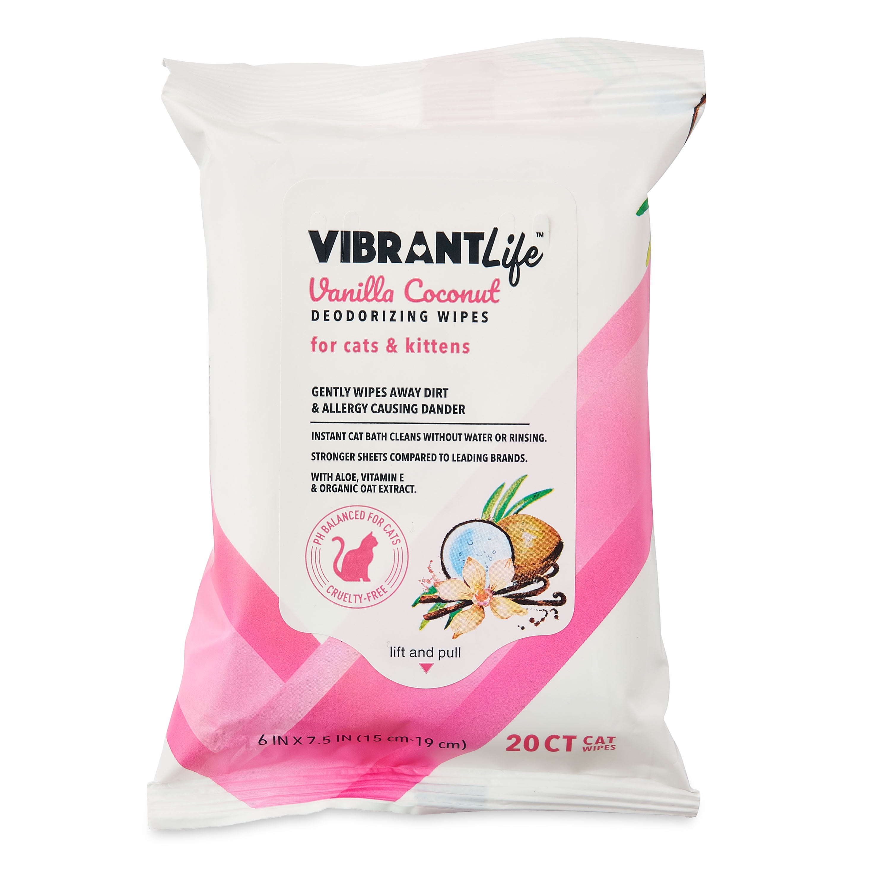 Vibrant life vanilla store coconut deodorizing wipes