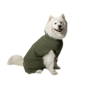 Vibrant Life Halloween Hooded Sweater for Dogs, Waffle Knit, Green, Extra Large