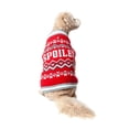 thumbnail image 1 of Vibrant Life Winter Dog Clothes Spoiled Red Sweater, Large, 1 of 6