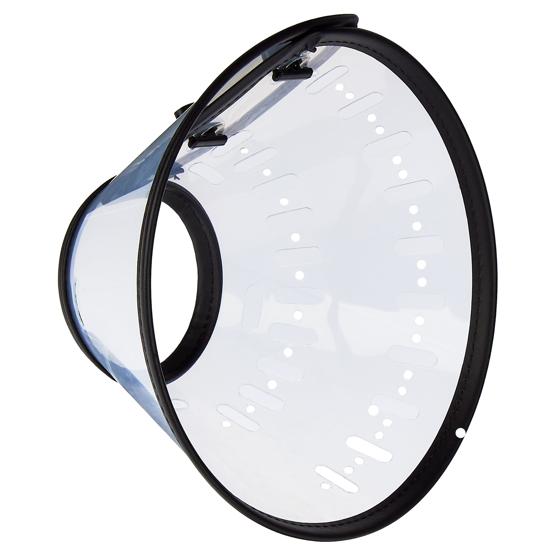 Vibrant Life Plastic Adjustable Pet Recovery E-Collar Cone for Dogs and Cats, Clear, XS
