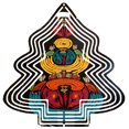 thumbnail image 1 of Vibrant Metal Hanging Christmas Tree Wind Spinner - Design with Intricate Patterns & Bold Colors for Garden Decor, 1 of 7