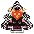thumbnail image 1 of Vibrant Metal Hanging Christmas Tree Wind Spinner - Festive Design with Red Heart Colorful Dots & Flowers for Garden Decor, 1 of 5